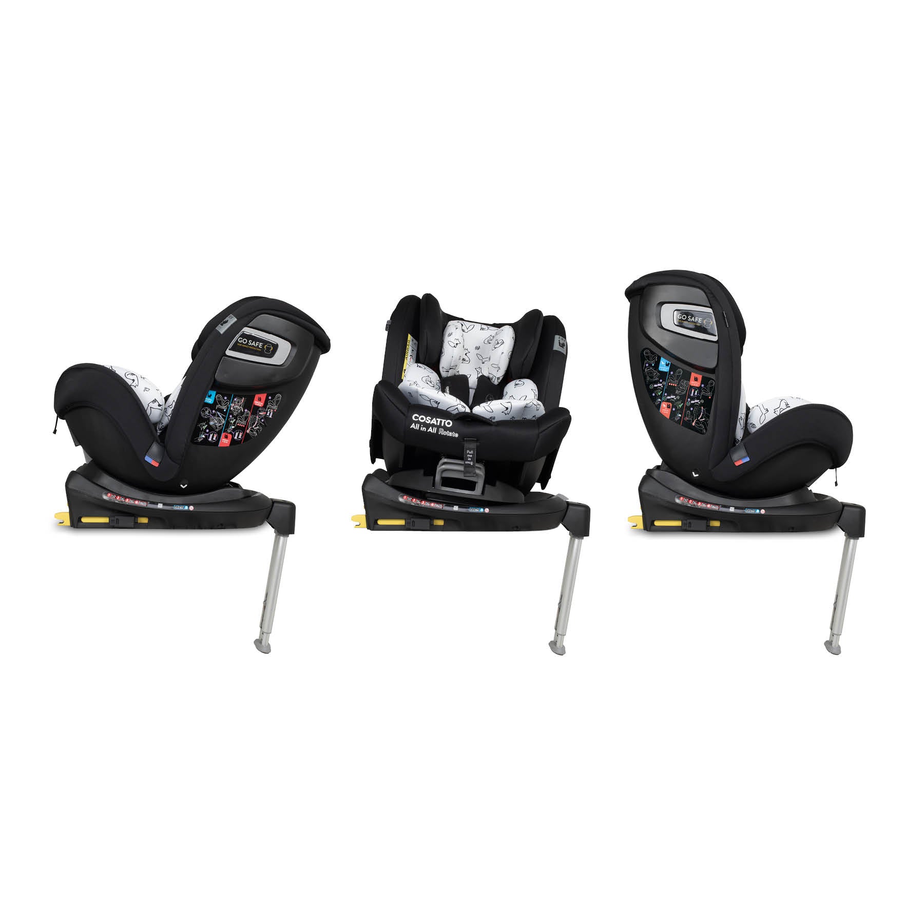 All in All 360 Rotate Car Seat Foxed