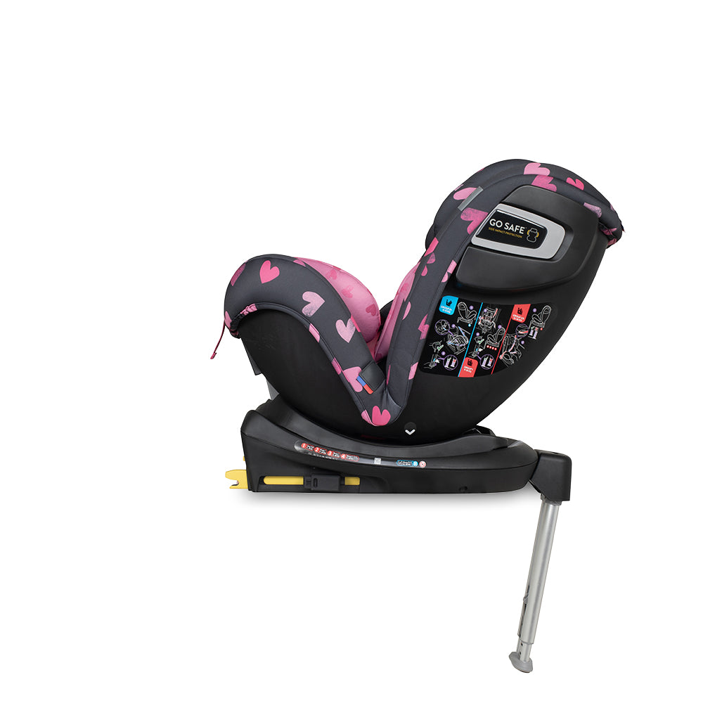 All in All 360 Rotate Car Seat Charcoal Lighthearted