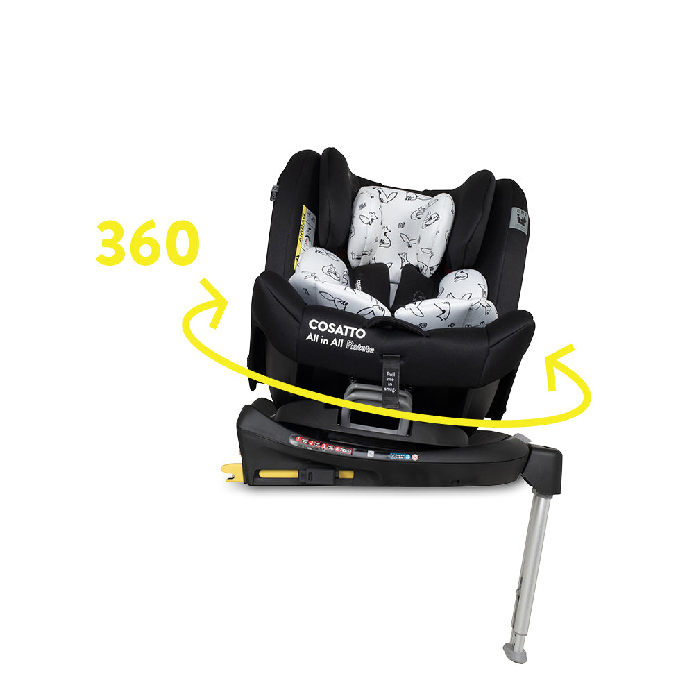 All in All 360 Rotate Car Seat Foxed