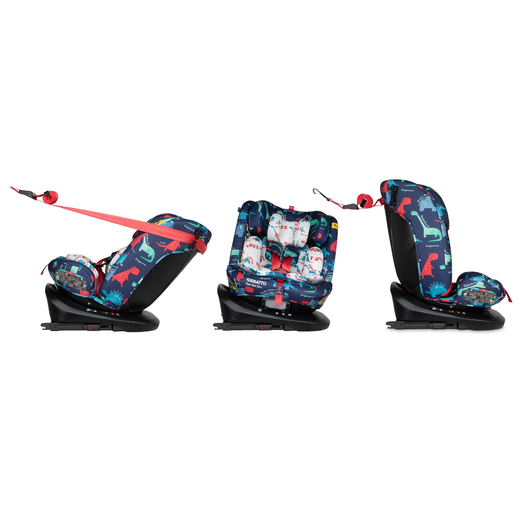 Get Set Gro i-Size 360 Car Seat D is for Dino