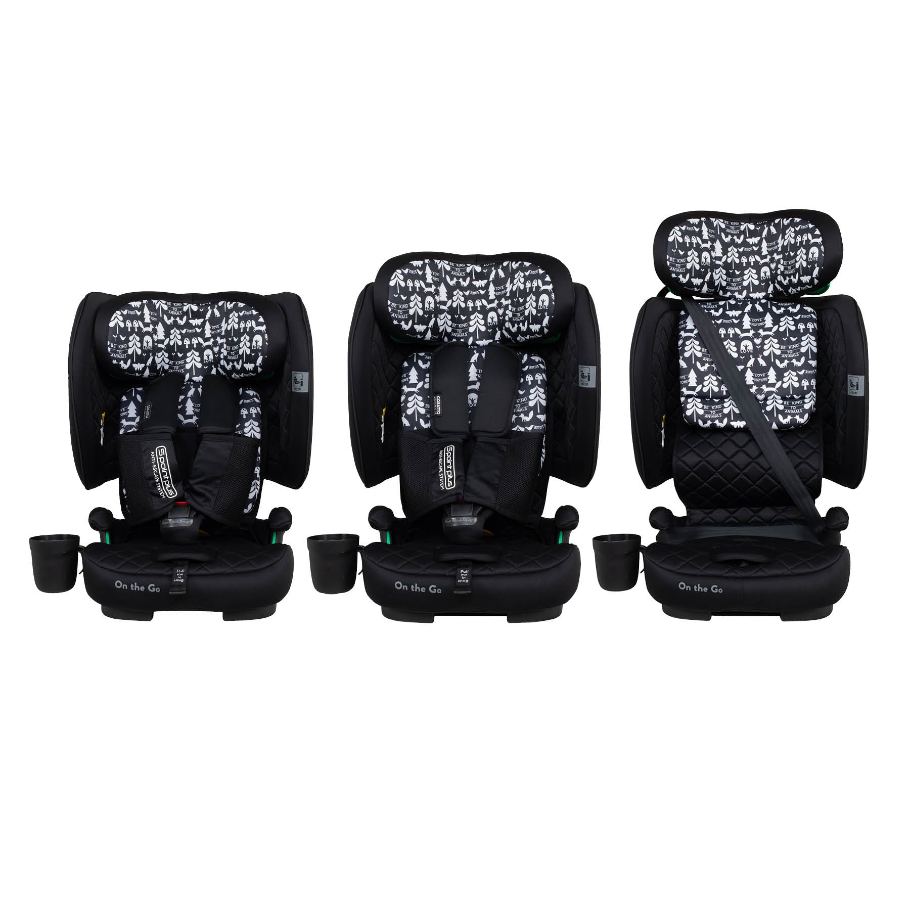 On The Go i-Size Travel Car Seat Silhouette