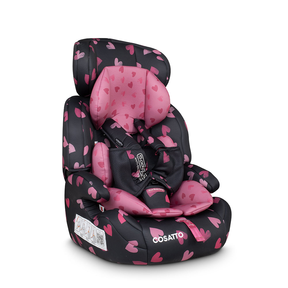 Zoomi Group 123 Car Seat Charcoal Lighthearted