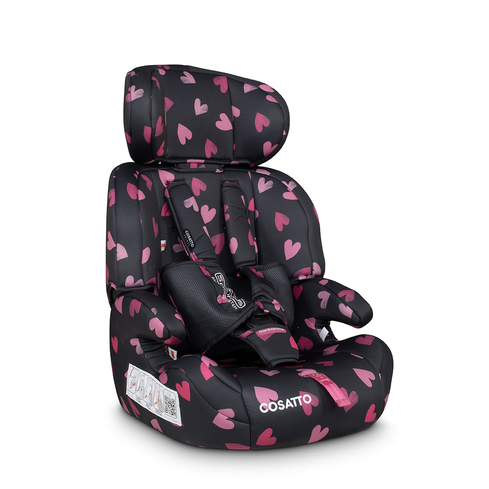 Zoomi Group 123 Car Seat Charcoal Lighthearted