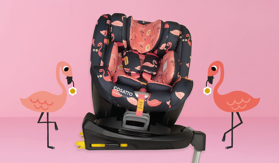 Come and Go i-Size 360 Rotate Car Seat Disco Rainbow (5PP 